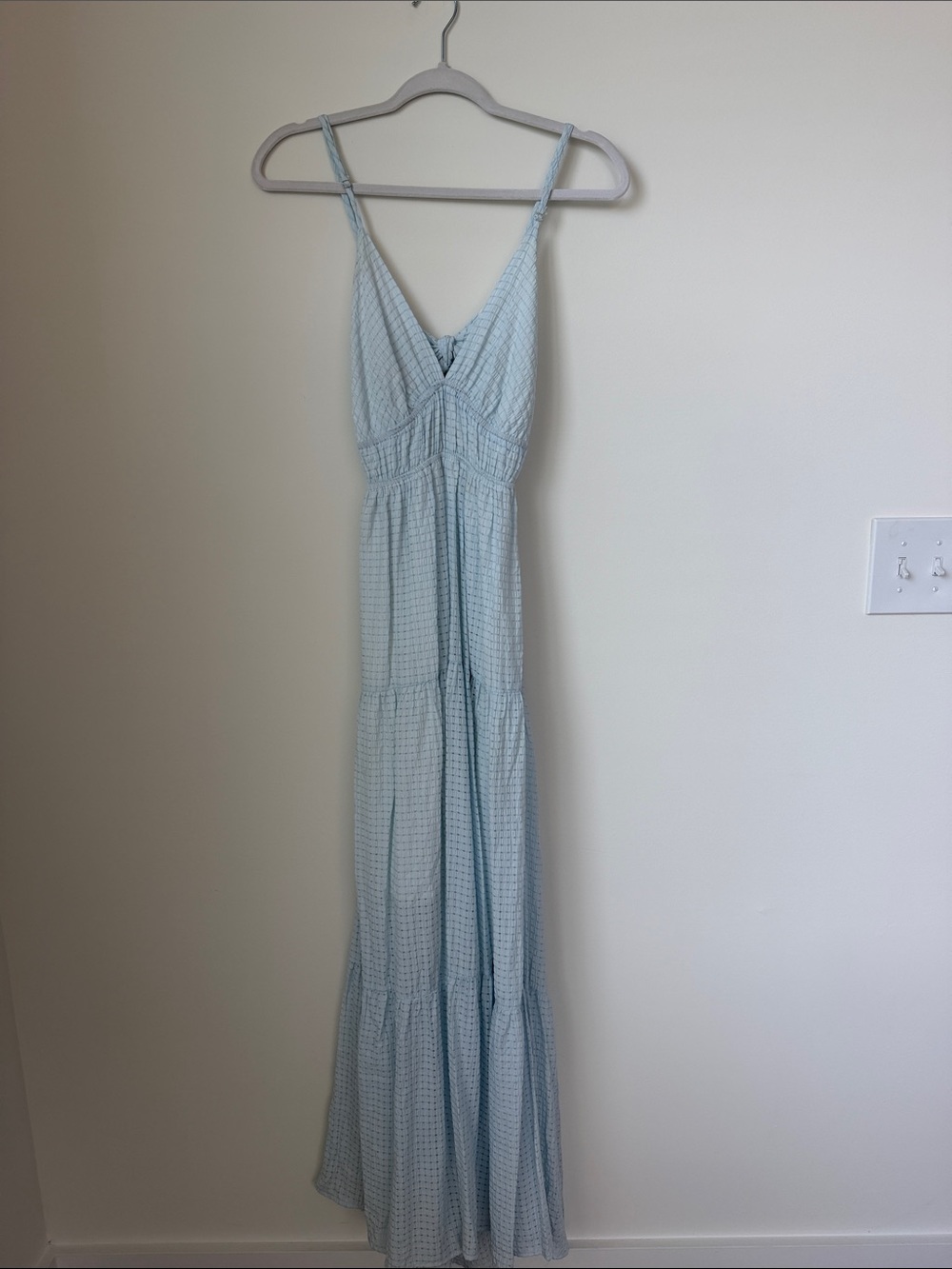 Light blue maxi dress